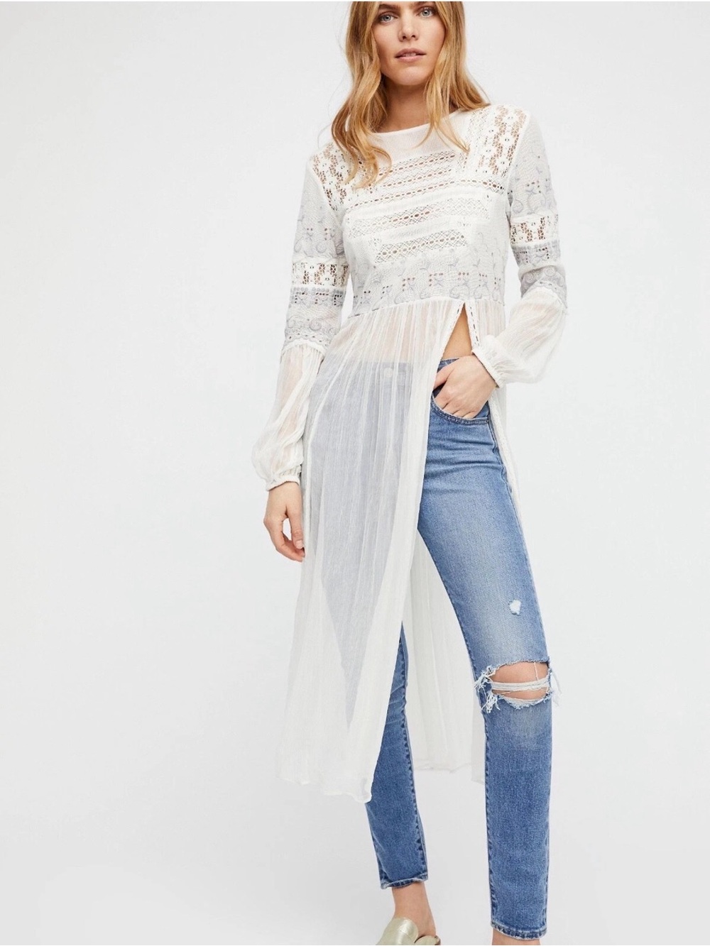 Free People Sweet Sunny Days Tunic Size XS